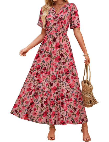 Květinové maxi šaty Zarusova Summer Comfort