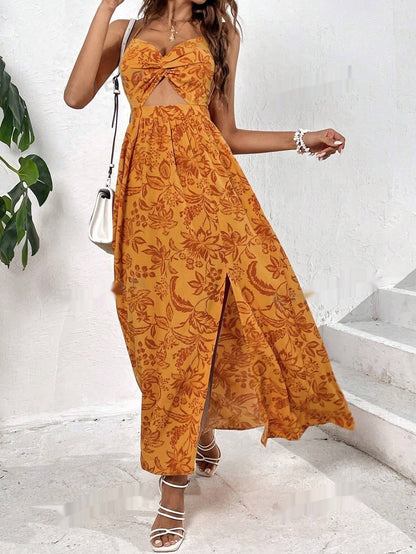 Elegantní midi šaty s výstřihem do V a plisovaným výstřihem Zarusova