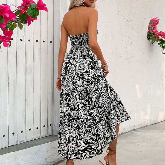 Elegantní květinové šaty s ramínky od Zarusova