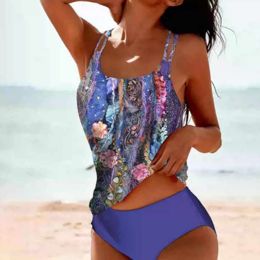 Retro High Waist Swimwear by Zarusova