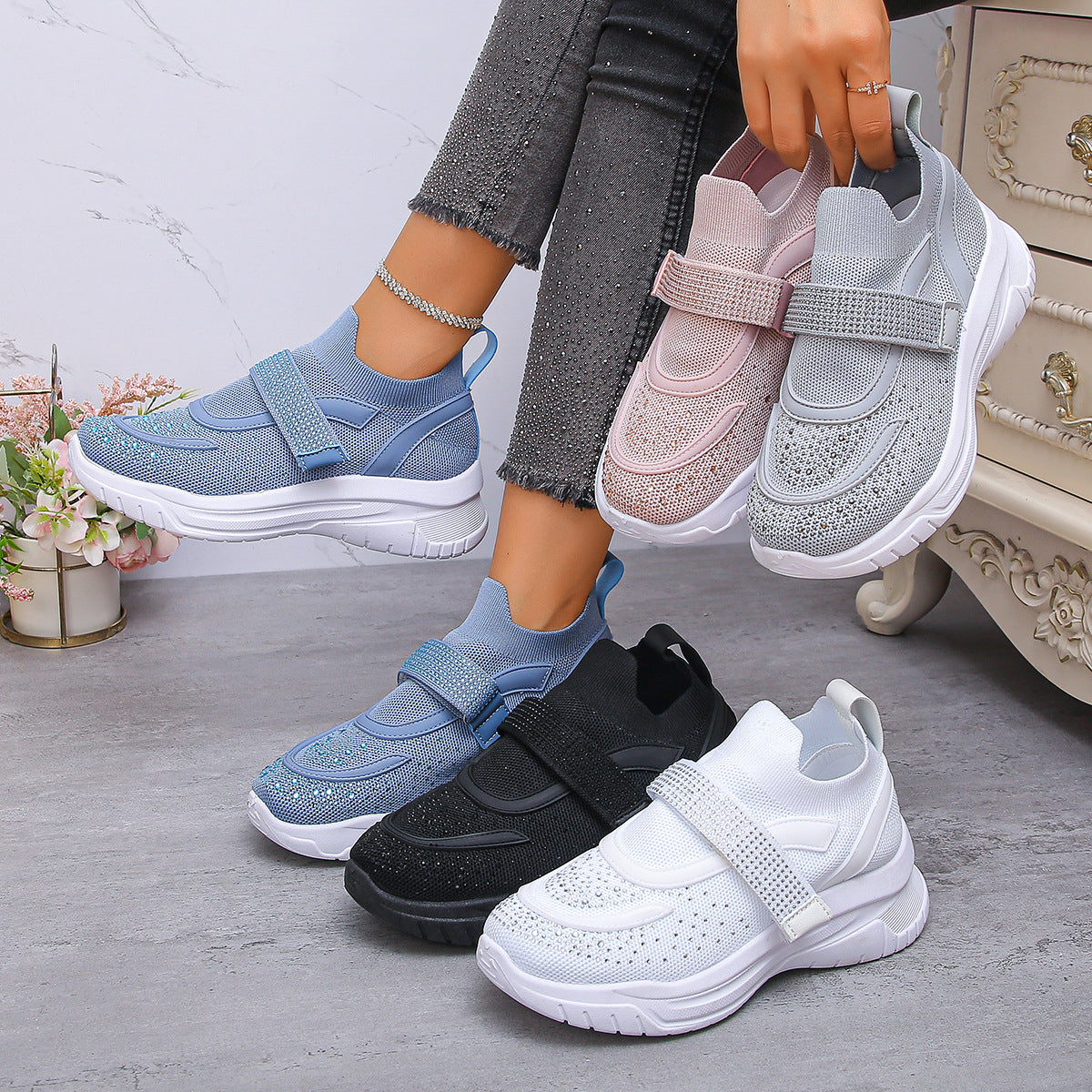Trendy Zarusova Wedge Sneakers for Women