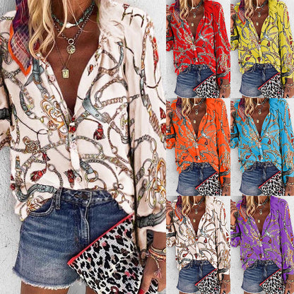 Vibrant Printed Zarusova Street Style Shirt