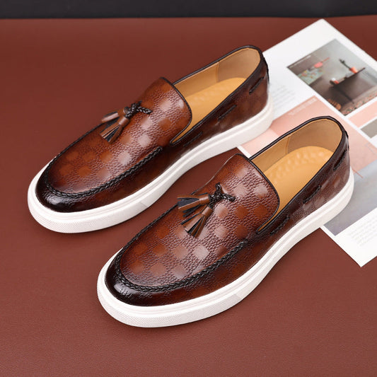 Versatile Zarusova Men's Tassel Slip-On Loafers