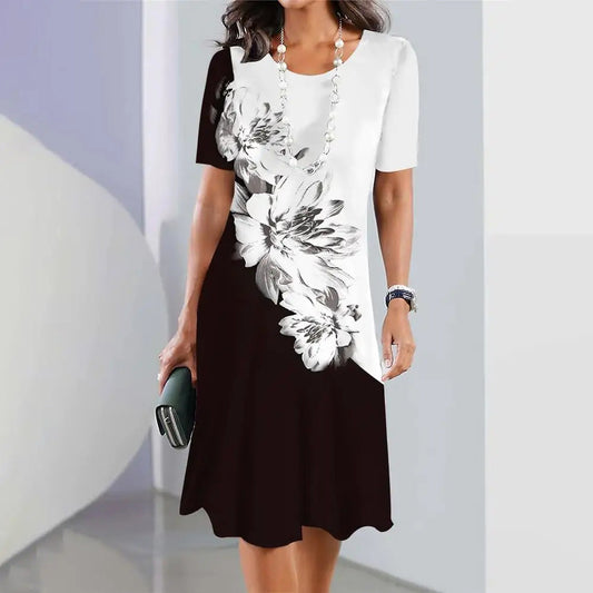 Chic Plus Size Summer Dress by Zarusova