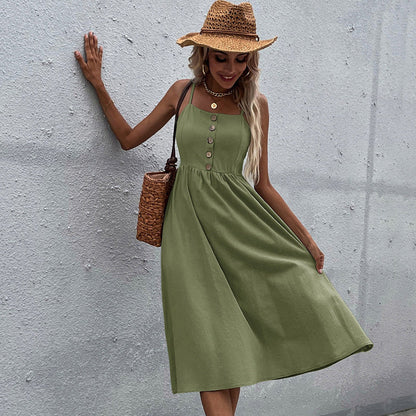 Elegantní midi letní šaty Zarusova z letní kolekce