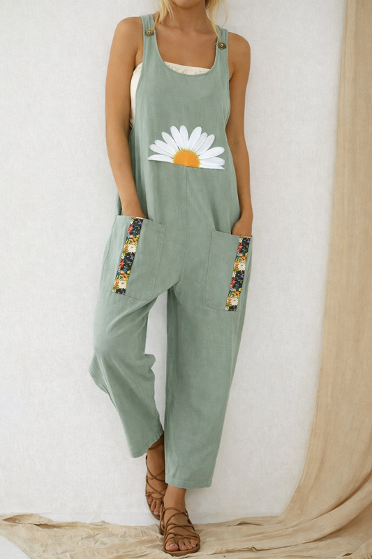 Vintage overal Daisy Zarusova inspirovaný Pinterestem