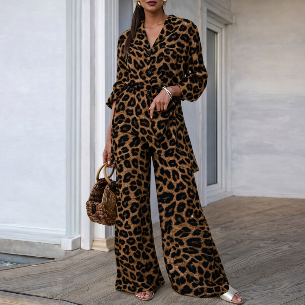 Volná sada s leopardím potiskem od Zarusova