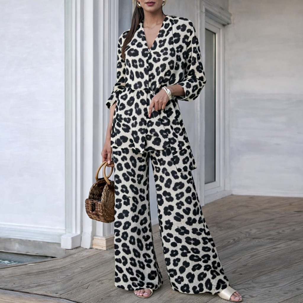 Volná sada s leopardím potiskem od Zarusova