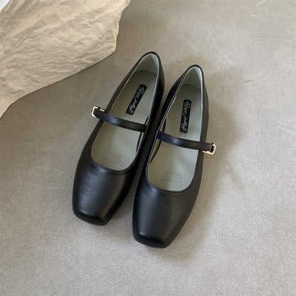 Elegantní každodenní boty Zarusova na nízkém podpatku Mary Janes