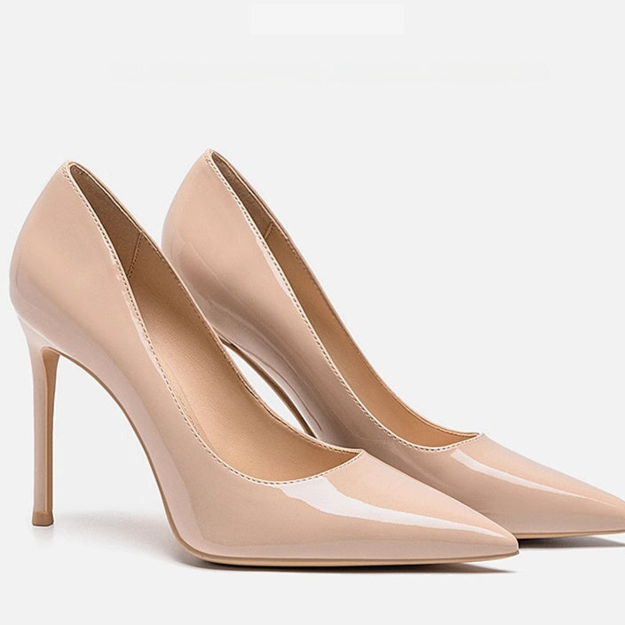 Elegant Zarusova Leather Stiletto Heels