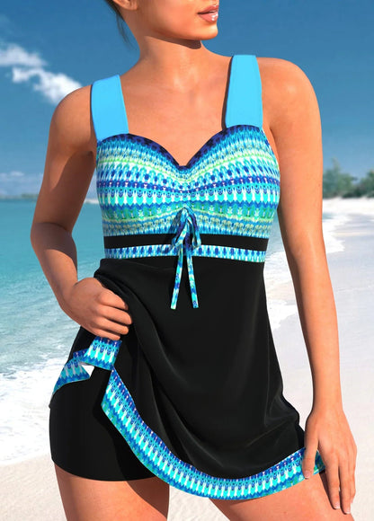 Elegantní bikiny s rozdělenou sukní pro plnoštíhlé od Zarusova