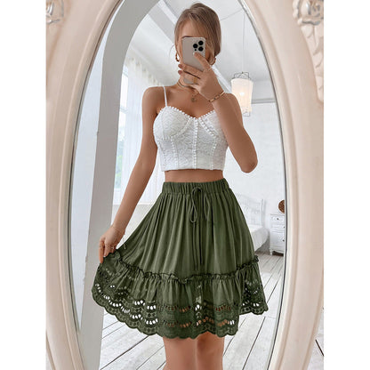 Elegantní krajková patchworková sukně od Zarusova