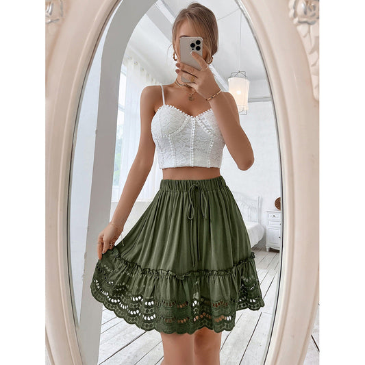 Elegantní krajková patchworková sukně od Zarusova