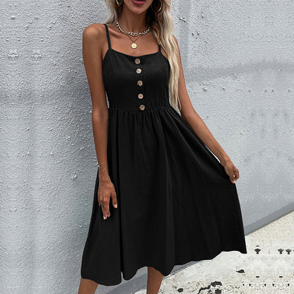 Elegantní midi letní šaty Zarusova z letní kolekce