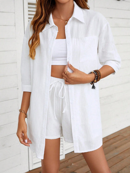 Elegantní bavlněná košile Zarusova - ležérní outfit