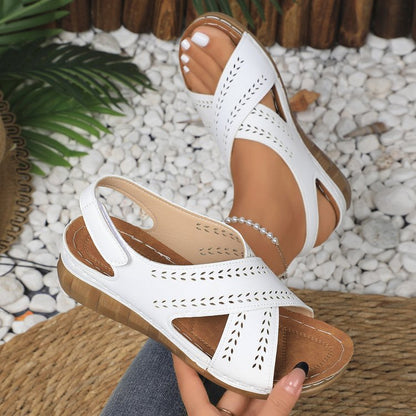 Chic Comfort Zarusova Plus Size Wedge Sandals