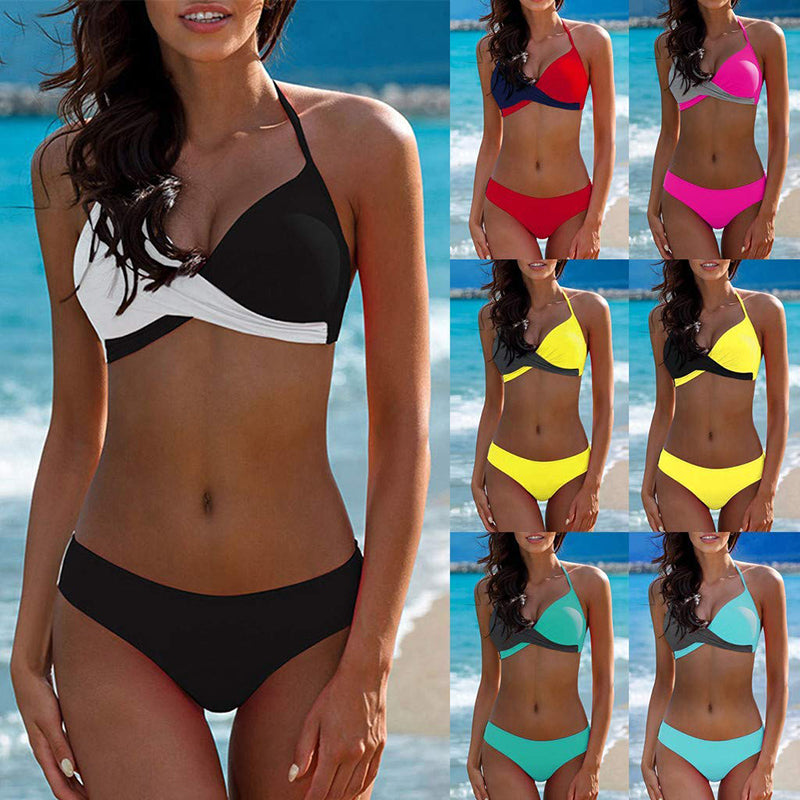 Chic Colorblock Zarusova Bikini Set