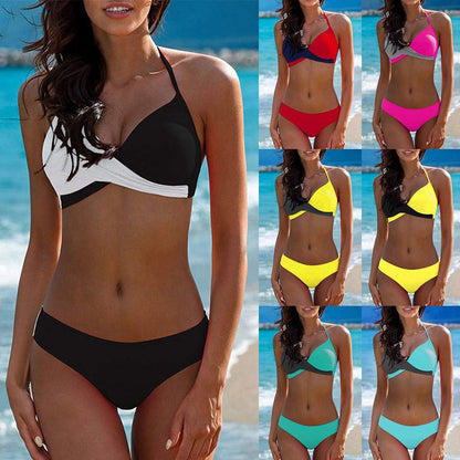Chic Colorblock Zarusova Bikini Set