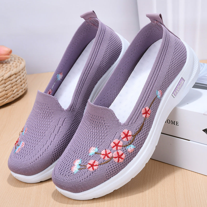 Breathable Embroidered Pumps by Zarusova