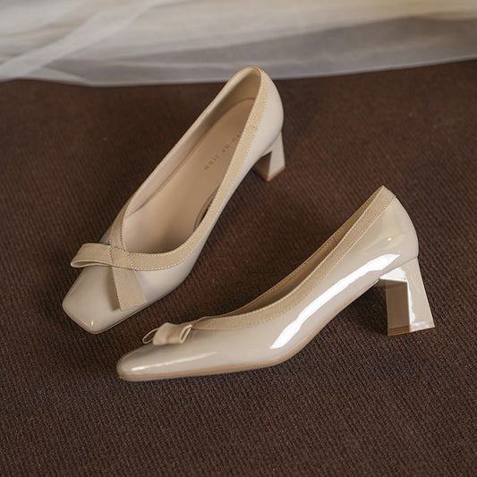 Elegant Chunky Heel Pumps Zarusova Heels