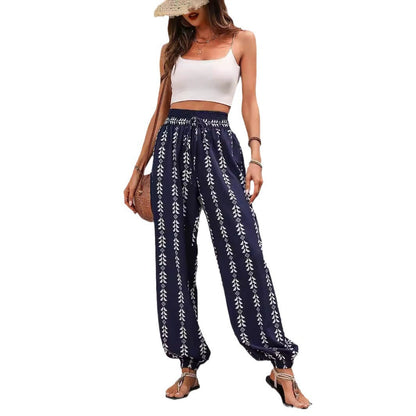 Boho kalhoty s širokými nohavicemi od Zarusova