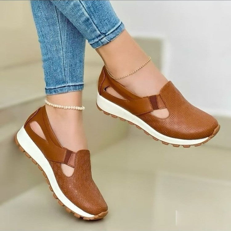 Všestranné robustní nazouvací ležérní balerínky Zarusova