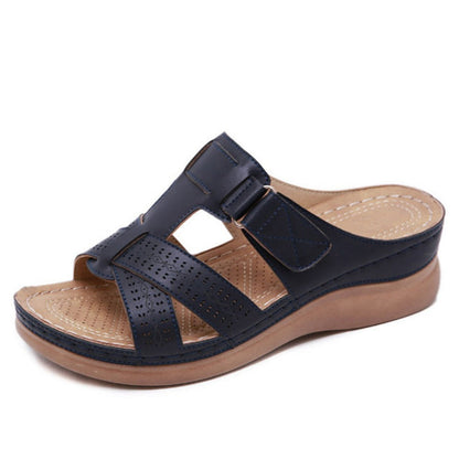 Dámské sandály Zarusova na klínku Vintage Slip-On