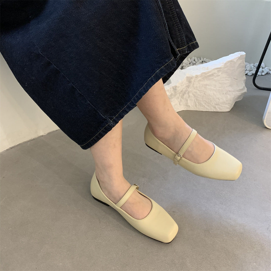 Elegantní každodenní boty Zarusova na nízkém podpatku Mary Janes