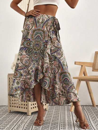 Sukně inspirovaná Pinterestem s volánky od Zarusova v boho stylu
