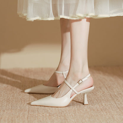 Elegant Zarusova Pointed Toe High Heel Sandals