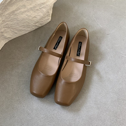 Elegantní každodenní boty Zarusova na nízkém podpatku Mary Janes