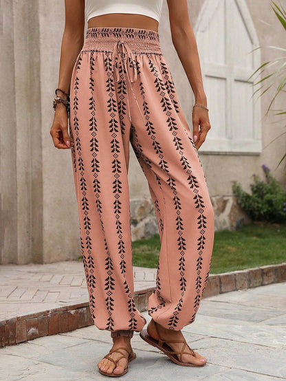 Boho kalhoty s širokými nohavicemi od Zarusova